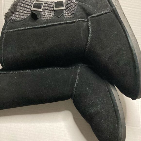 BEARPAW, women’s Boshie boots, Sz 11,Black, suede - Picture 8 of 12